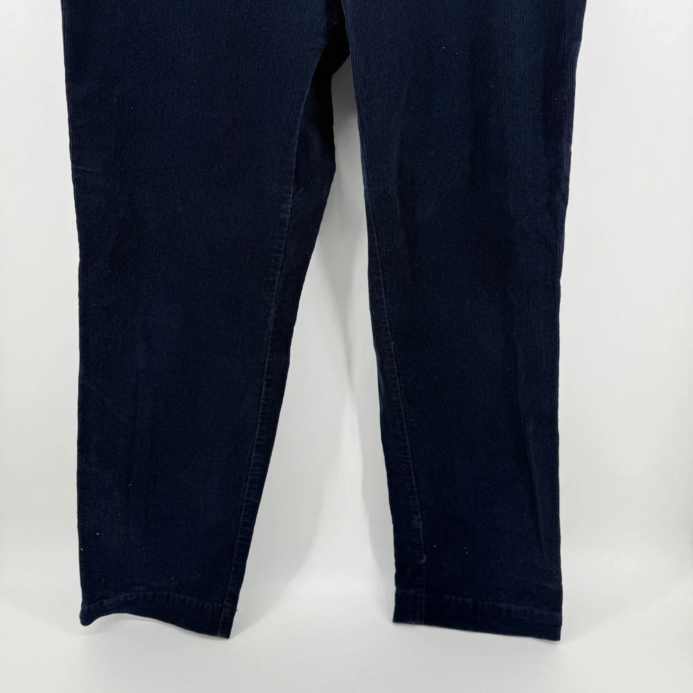 Polo Ralph Lauren Mens Navy Blue Corduroy Pants Classic Fit 36x34 Stretch Cotton